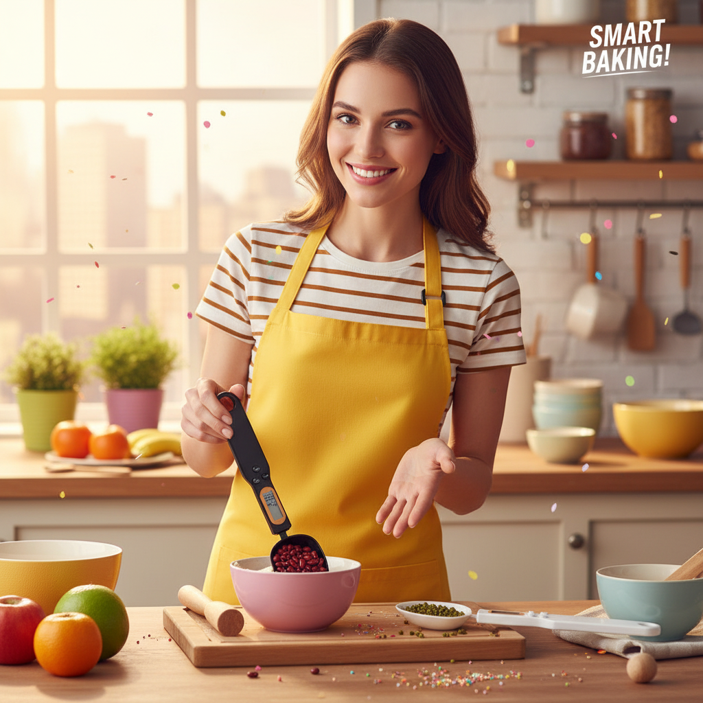 NovaBloom™ | 🔍 Smart LCD Digital Measuring Spoon for Precise Cooking 🍽️