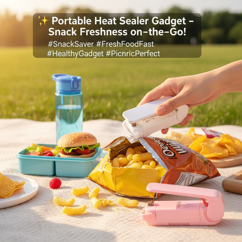 NovaBloom™ | ✨ Ultimate Portable Heat Sealer ⚡️ - Keep Your Snacks Fresh!