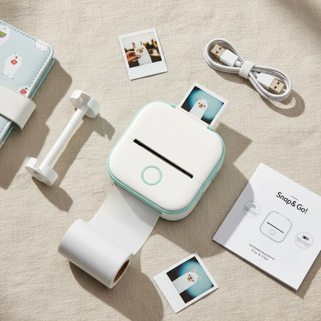 {Nova Bloom} | 📸 Mini Portable Photo Printer – Snap & Go! 🖼️✨