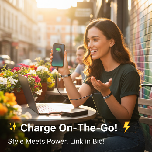 NovaBloom™ | ✨ Stylish Charging  Bracelet for Modern Life✨