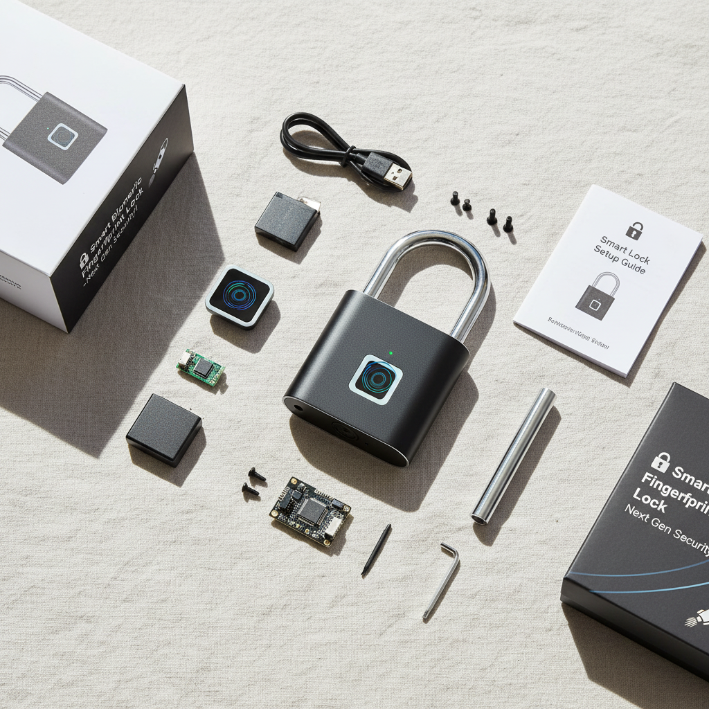 {Nova Bloom} | 🔒 Smart Biometric Fingerprint Lock - Next Gen Security! 🚀