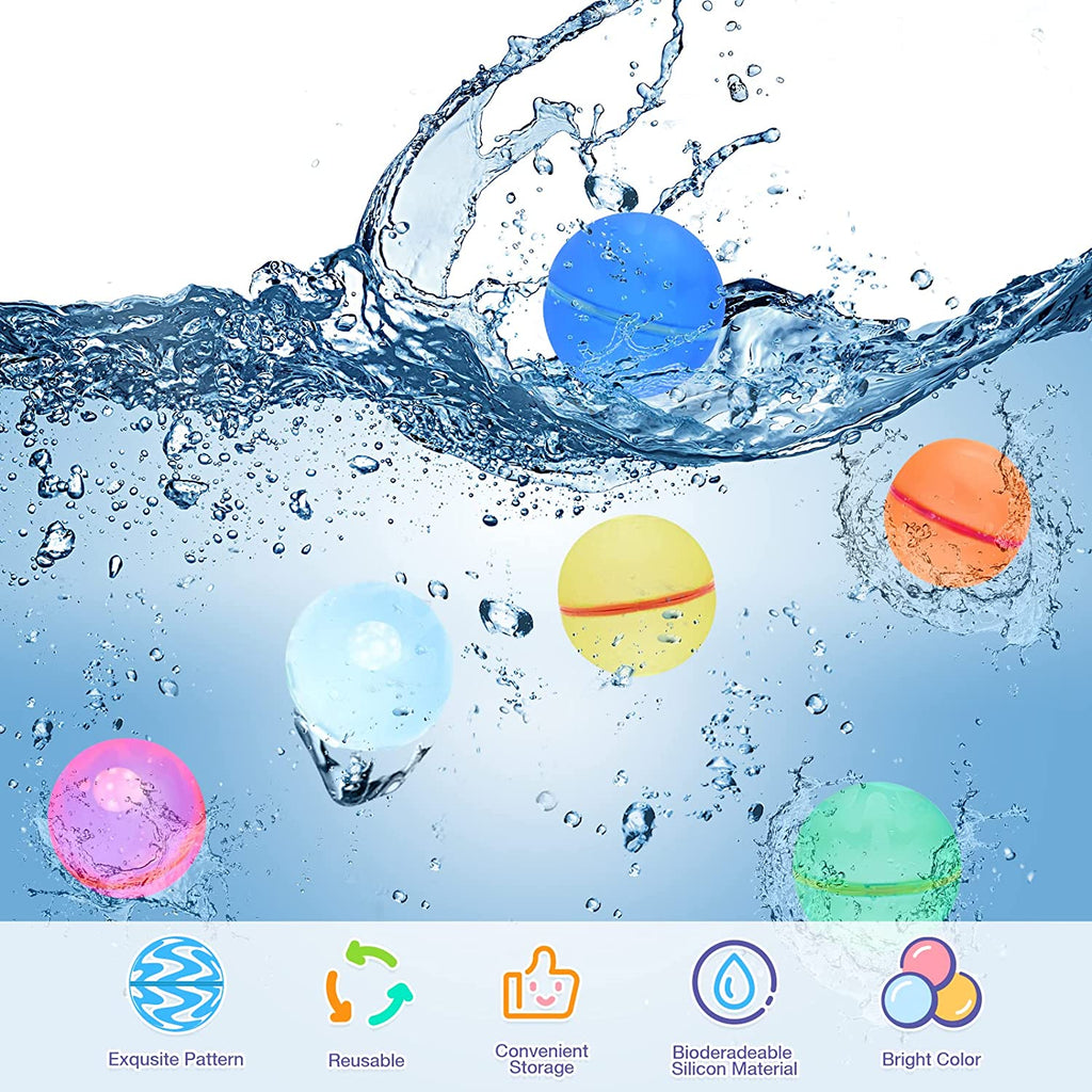 {NovaBloom}™ Reusable Water Balloons (12 pcs)