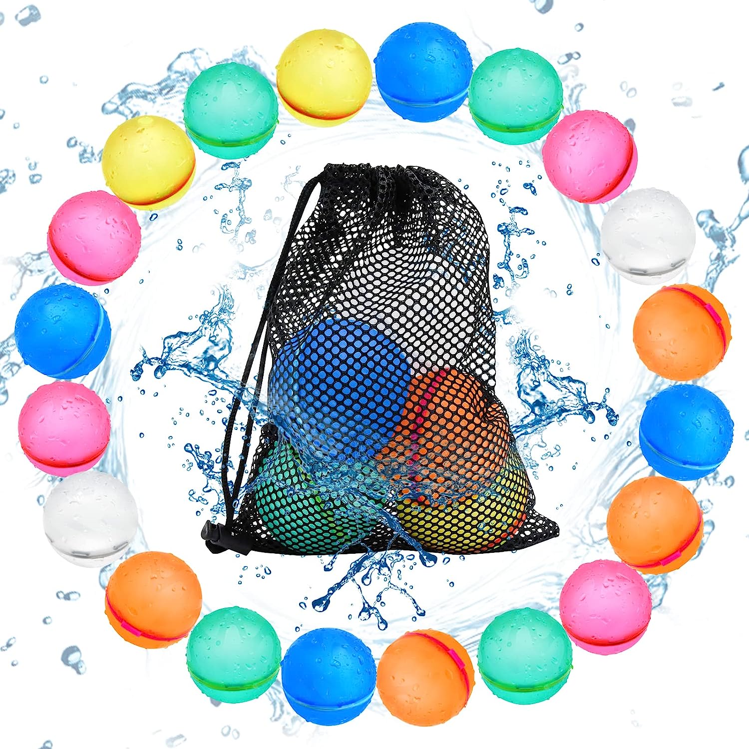 {NovaBloom}™ Reusable Water Balloons (12 pcs)