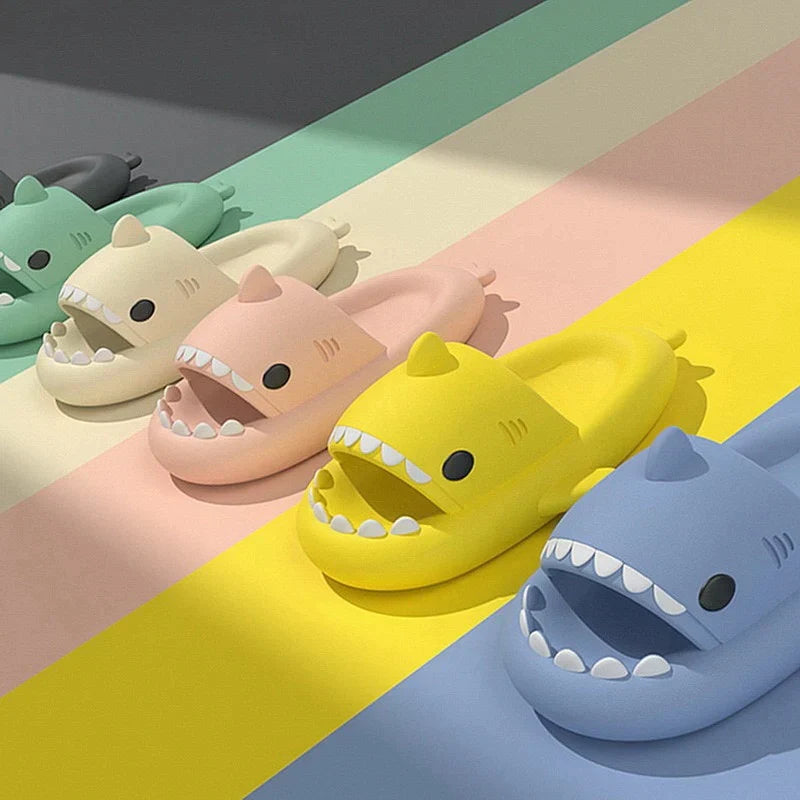 NovaBloom™ | 🦈 Shark Slides: Fun & Flexible Footwear! 🌊👣