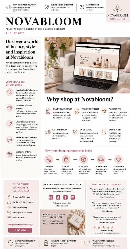 Home page
