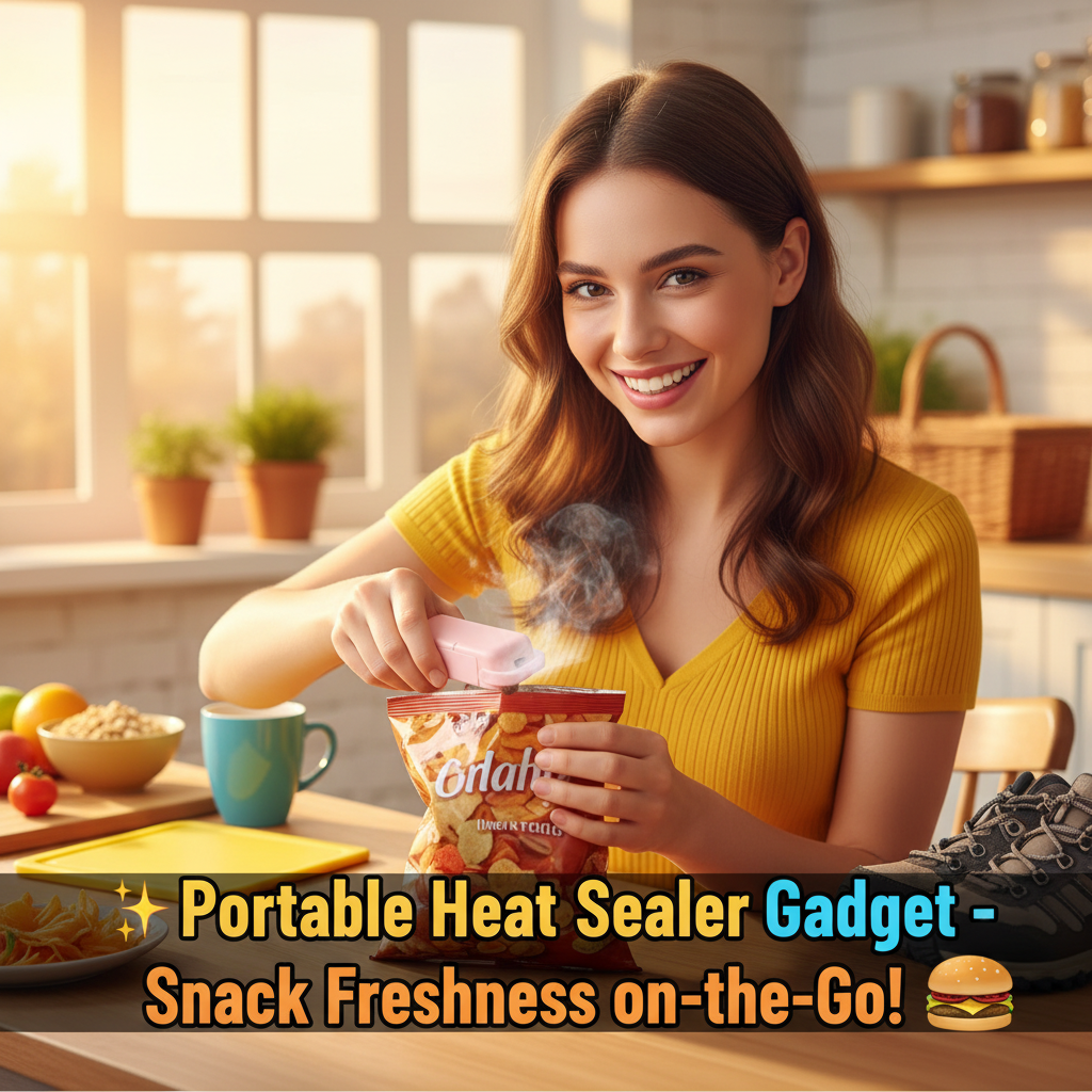 NovaBloom™ | ✨ Ultimate Portable Heat Sealer ⚡️ - Keep Your Snacks Fresh!