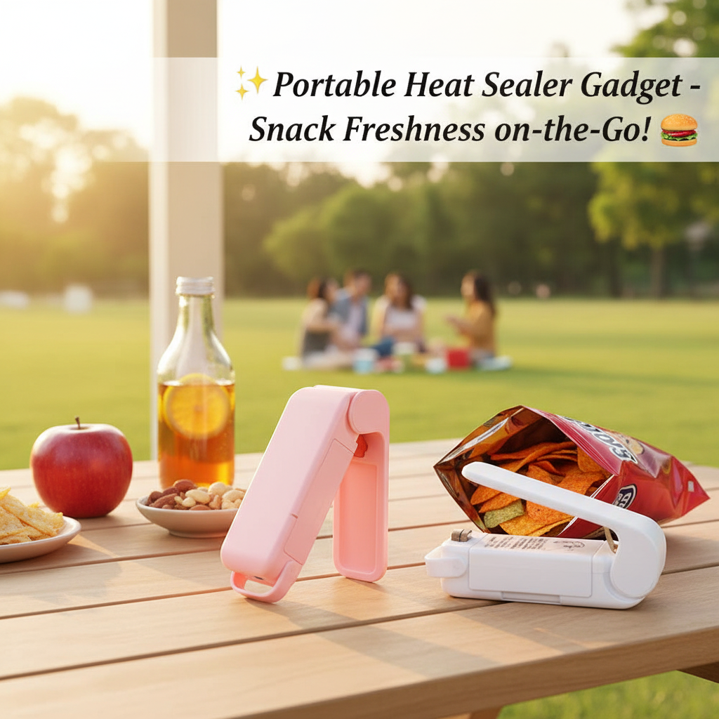 NovaBloom™ | ✨ Ultimate Portable Heat Sealer ⚡️ - Keep Your Snacks Fresh!