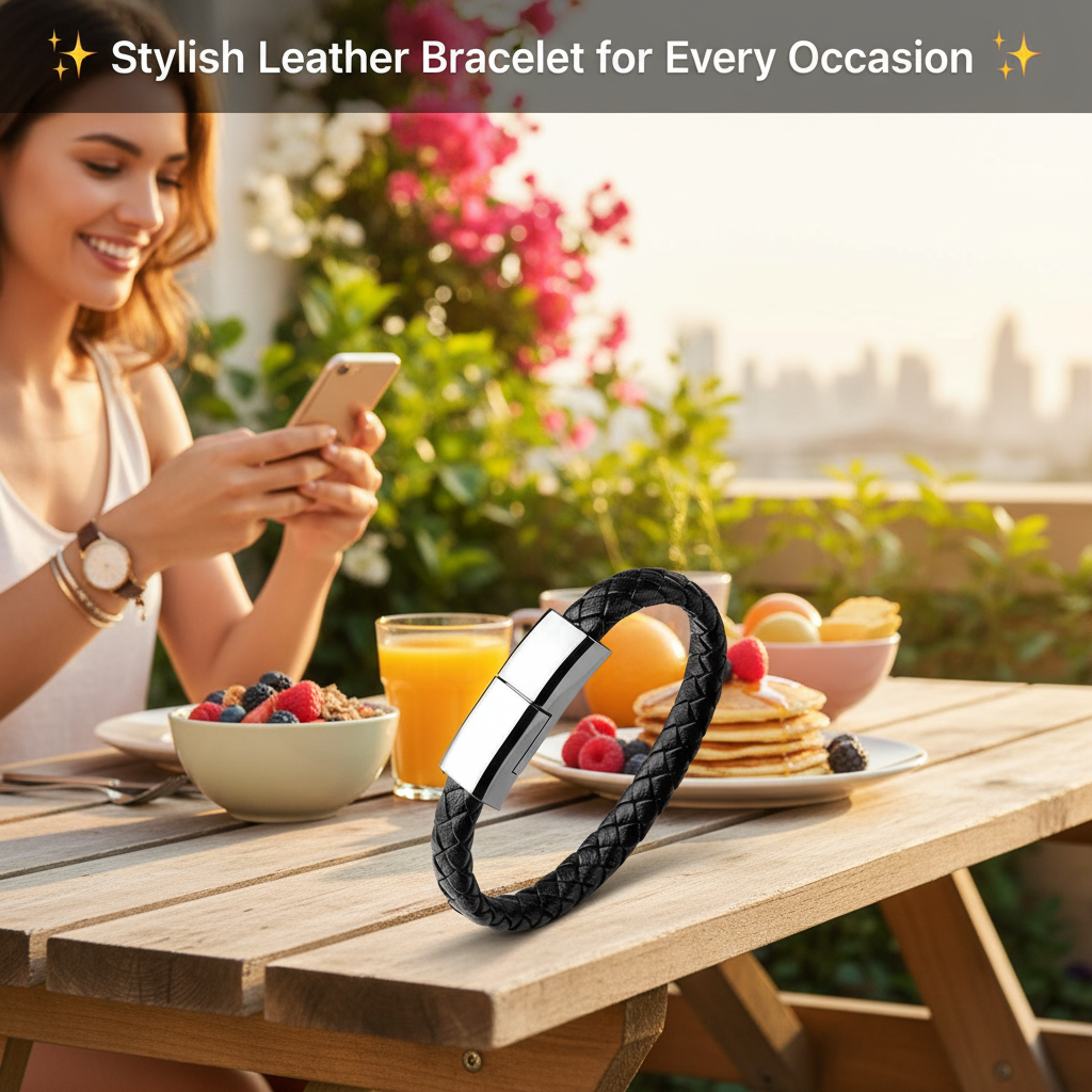 NovaBloom™ | ✨ Stylish Charging  Bracelet for Modern Life✨