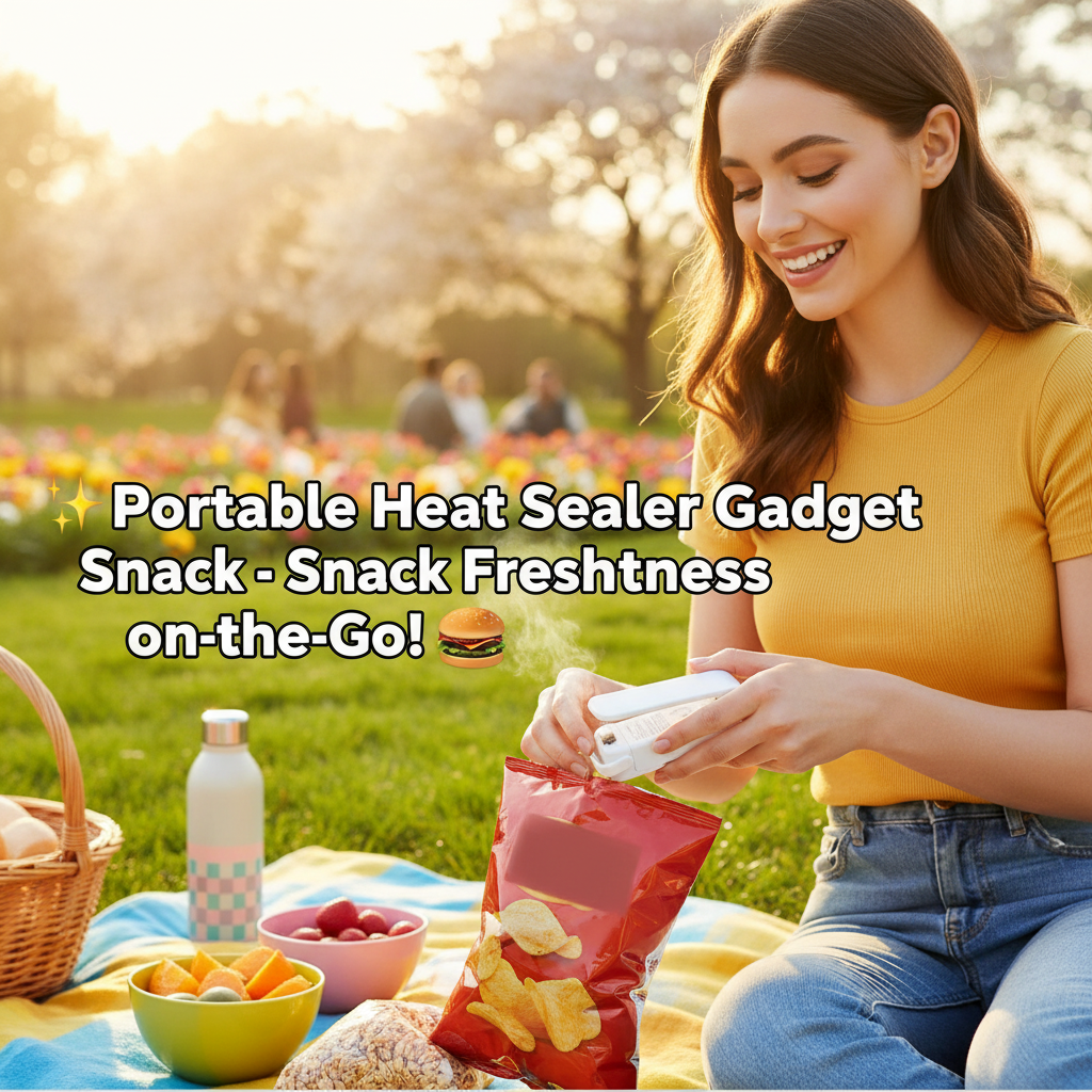 NovaBloom™ | ✨ Ultimate Portable Heat Sealer ⚡️ - Keep Your Snacks Fresh!