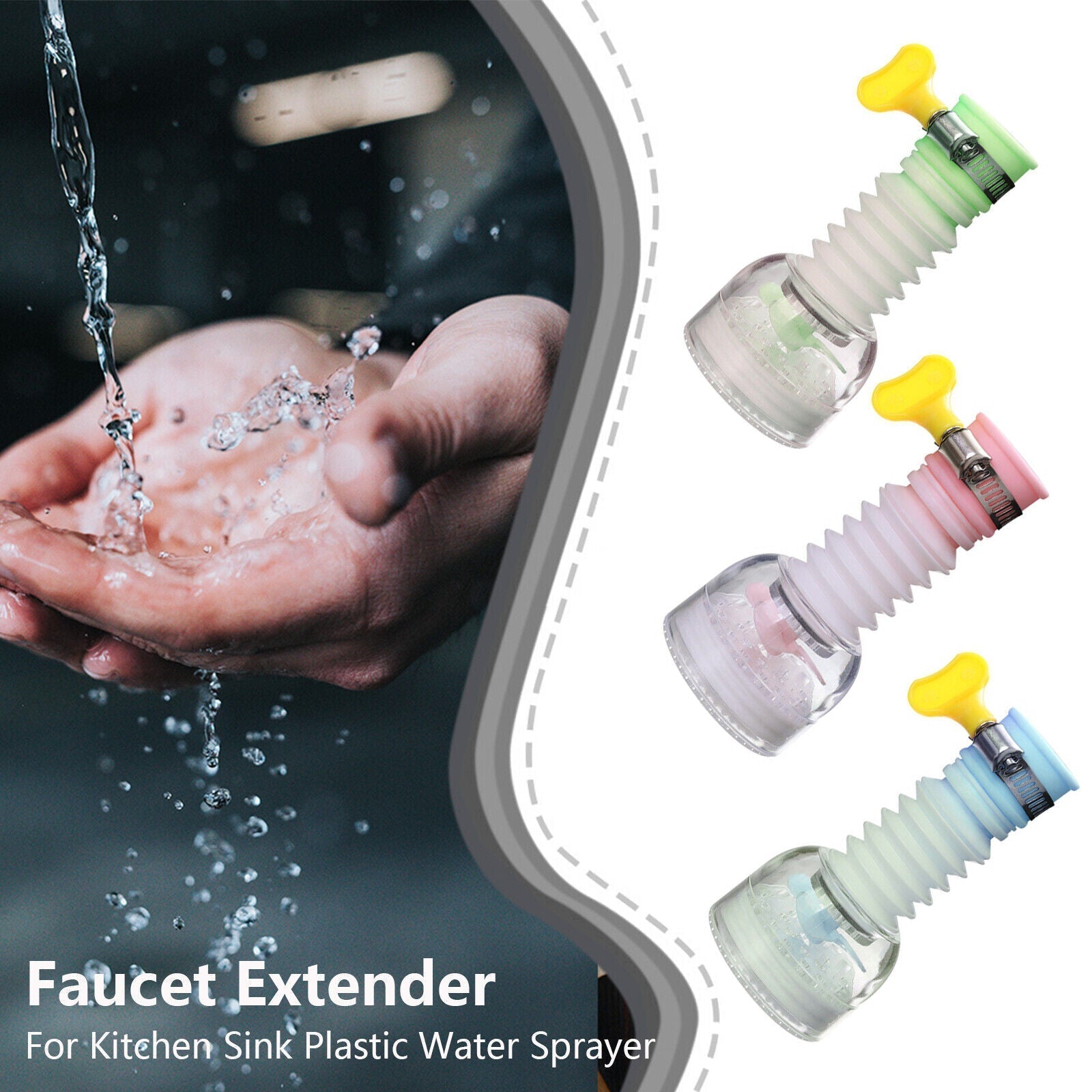 [Novabloom]™ 360-Rotation Kitchen Sink Faucet Extenders