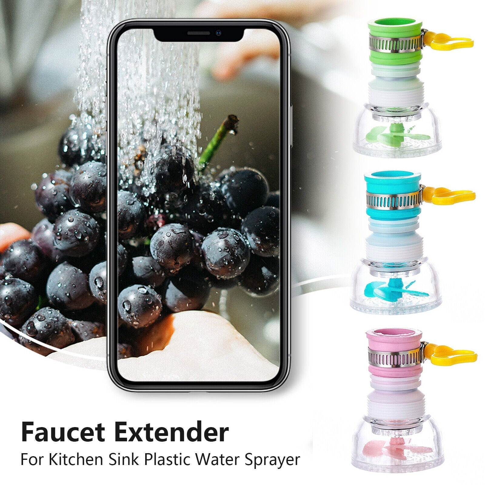 [Novabloom]™ 360-Rotation Kitchen Sink Faucet Extenders